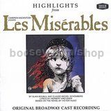 Les Misérables (highlights) - Original Cast (Decca Audio CD)