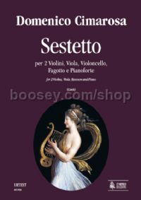 Sextet for 2 Violins, Viola, Cello, Bassoon & Piano (score)