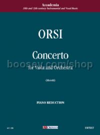 Concerto for Viola & Orchestra (Piano Reduction)