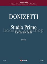 Studio primo for Clarinet in Bb