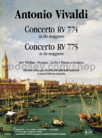 Concerto RV 774 in C Major - Concerto RV 775 in F Major (score)