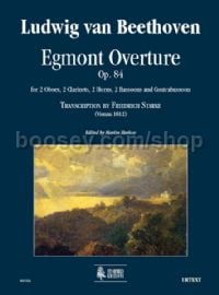 Egmont Overture Op. 84 for Wind Ensemble (score)