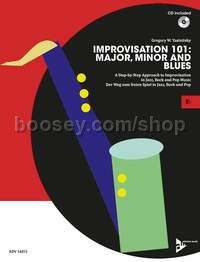Improvisation 101: Major, Minor and Blues for Eb instruments (+ CD)