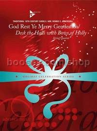 God Rest Ye Merry Gentlemen / Deck the Halls with Bows of Holly - string quartet (score & parts)