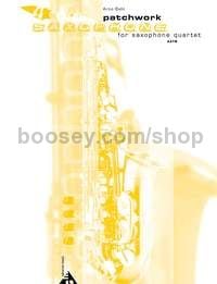 Patchwork - 4 saxophones (AATBar) (score & parts)