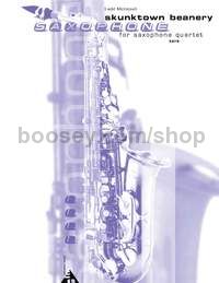Skunktown Beanery - 4 saxophones (SATBar) (score & parts)