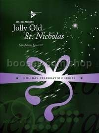 Jolly Old St. Nicholas - 4 saxophones (SATBar) (score & parts)