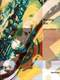 Morning Star - 5 saxophones (S/AATTBar) with piano, guitar (ad lib), double bass, percussion (score 