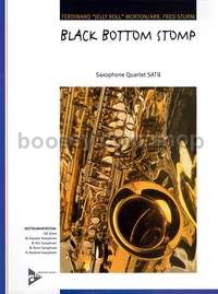 Black Bottom Stomp - 4 saxophones (SATBar) (score & parts)