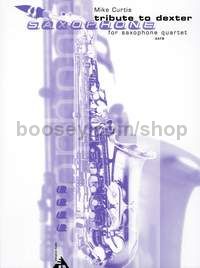 Tribute to Dexter - 4 saxophones (SATBar) (score & parts)