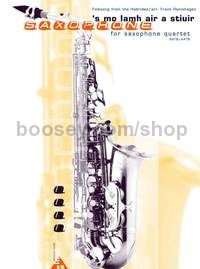'S mo lamh air a stiuir - 4 saxophones (SATBar/AATBar) (score & parts)