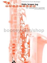Little Brown Jug - 4 saxophones (ATTBar/AATBar/SATBar/STTBar) (score & parts)
