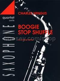 Boogie Stop Shuffle - 4 saxophones (AATBar) (score & parts)