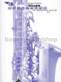Blues - 4 saxophones (SATBar) (score & parts)