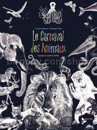 Le Carnaval des Animaux - 4 saxophones (SATBar) (score & parts)