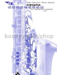 Cleopha - 4 saxophones (SATBar) (score & parts)