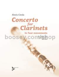 Concerto for Clarinets - clarinet & piano (performance score)