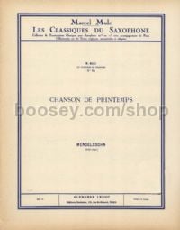 Chanson des Printemps (Arr. Tenor Saxophone)
