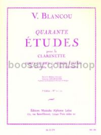 Forty studies - Vol. 2 (Clarinet)