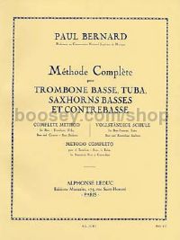 Methode: Trombone Bass; Tuba; Saxhorns Bass et Contrebass