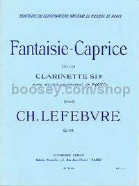 Fantaisie Caprice Op. 118 - for clarinet in Bb and piano