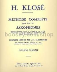 Methode Complete de Saxophone