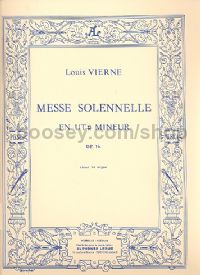 Messe Solenelle Op.16 (Vocal Score)