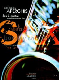 Jeu A Quatre 4 Alto Saxophones (Score & Parts)