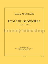 Ecole buissonniere (3'15'') pour Soprano et Piano (poeme C. Cros)