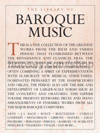 The Library of Baroque Music for piano