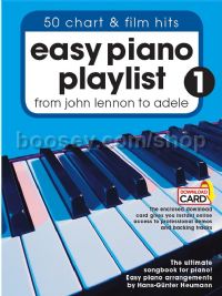 Easy Piano Playlist Vol. 1 (Book & Audio Downloads)