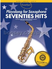 Guest Spot Seventies Hits Playalong for Alto Saxo (Book & Online Audio)