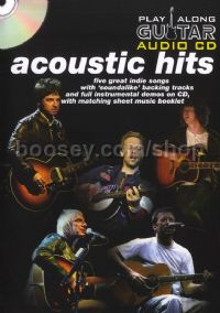 Play Along Guitar Audio CD Acoustic Hits + Booklet