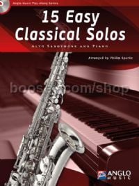 15 Easy Classical Solos - Alto Saxophone (Book & CD)