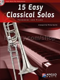 15 Easy Classical Solos - Trombone (Book & CD)
