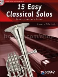 15 Easy Classical Solos - Tenor Horn (Book & CD)