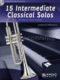 15 Intermediate Classical Solos - Trumpet (Book & CD)