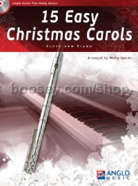 15 Easy Christmas Carols - Flute & Piano (Book & CD)