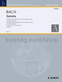 Concerto in C minor - oboe (violin, flute), strings & harpsichord (piano direction)