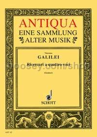 Canzoni - various Instruments (SATB); basso continuo ad lib. (score)