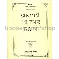 Singin' in the Rain for recorder quartet