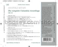 Columbia Recordings (Apr Audio CD x2)