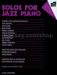 Solos For Jazz Piano Ed. isacoff Trans. rodby     