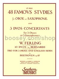 Studies (48) Op. 31&3 Duo Concertants oboe 