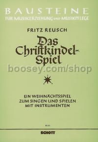 Das Christkindelspiel - 1-2 voices & melody instruments (Bfl, V); percussion ad lib.