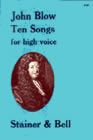 Ten Songs For High Voice pilkington