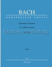 St John Passion BWV 245 (Viola)