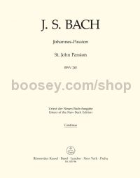 St John Passion, BWV 245 (Cello/ Double Bass Part)