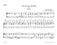Bach Lobet Den Herrn Alle Heiden Bwv230 (Organ/Bass)
