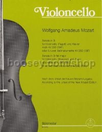 Sonata for Violoncello & Piano, K. 292